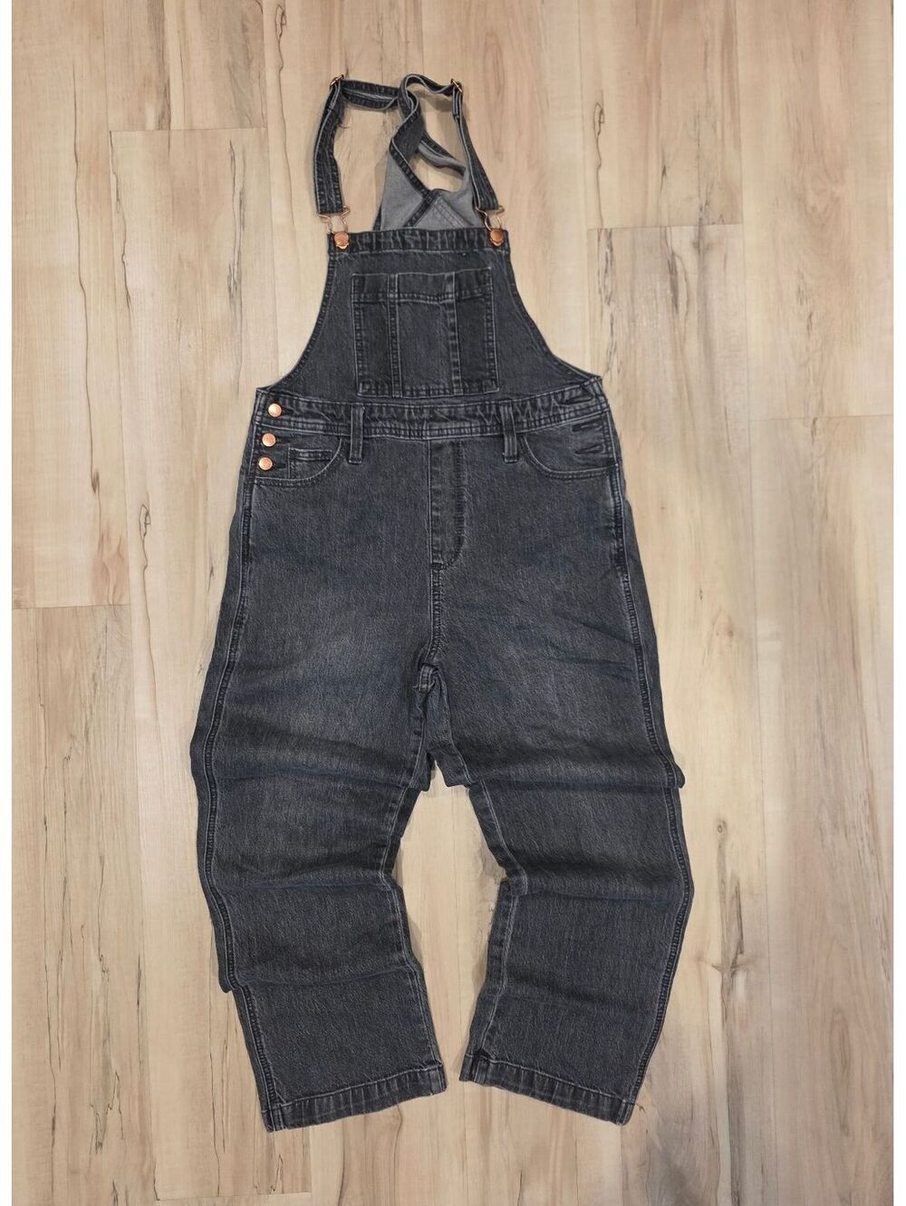 Universal Thread Women's Black Denim Overalls Size 2/26R
